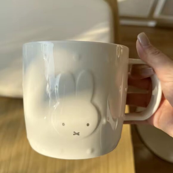 Miffy Cute Mug Embossed Bunny Polka Dot Authentic by Magenta - Picture 3 of 3